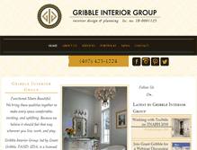 Tablet Screenshot of gribbleinteriors.com